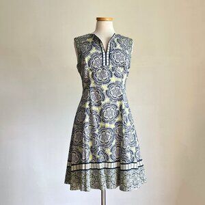 Women's Maggy London Floral Sleeveless Cotton Dress Size 10